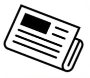 graphic icon of paper with check mark and an X