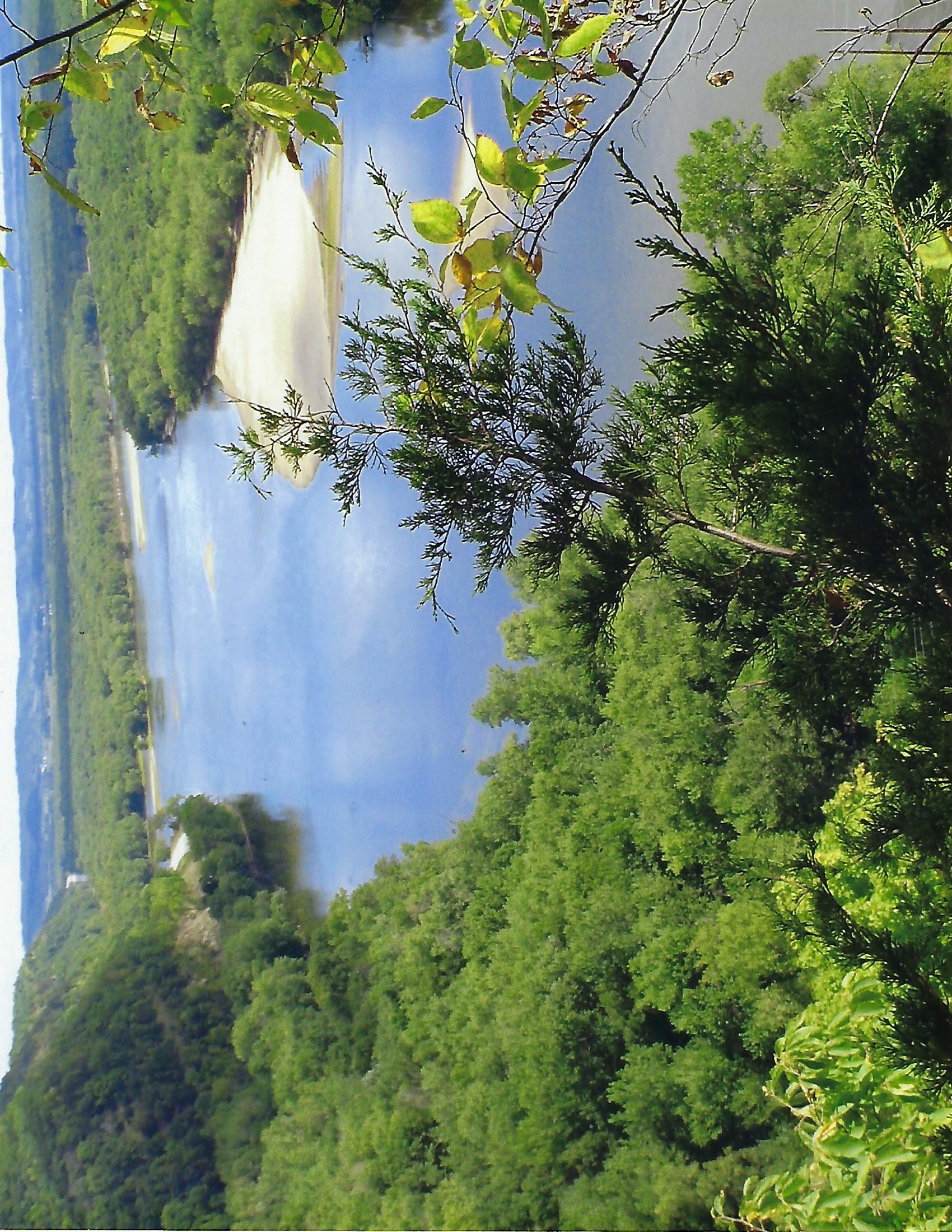 view of a Wisconsin River from Miller Bluff